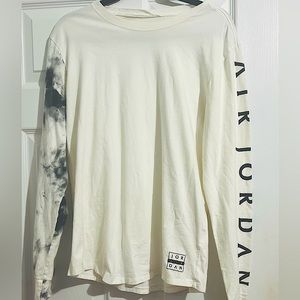 Men Long Sleeve Two-Tone Air Jordan Shirt - Large